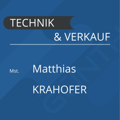 Steckbrief von Geschäftsführer Matthias Krahofer