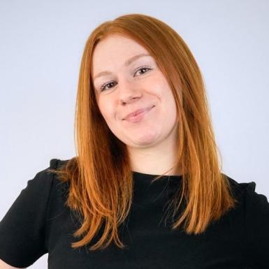 Porträt von Büroassistentin Magdalena Hausmann