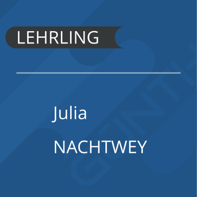 Steckbrief von Lehrling Julia Nachtwey