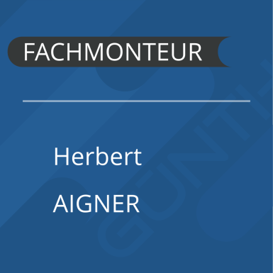 Steckbrief von Fachmonteur Herbert Aigner