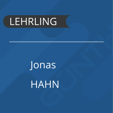 Steckbrief von Lehrling Jonas Hahn