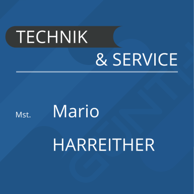 Steckbrief von Servicetechniker Mario Harreither