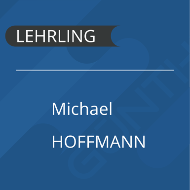 Steckbrief von Lehrling Michael Hoffmann