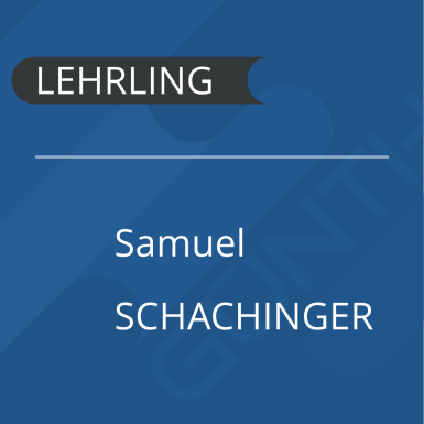 Steckbrief von Lehrling Samuel Schachinger