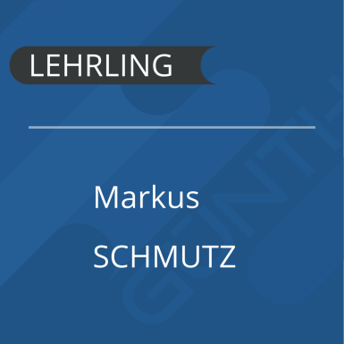 Steckbrief von Lehrling Markus Schmutz