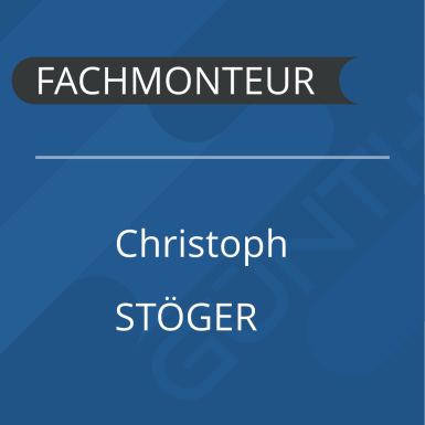 Steckbrief von Fachmonteur Christoph Stöger
