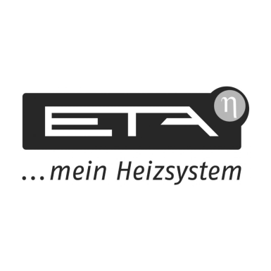 Logo und Text mit den Worten ETA und ...mein Heizsystem.