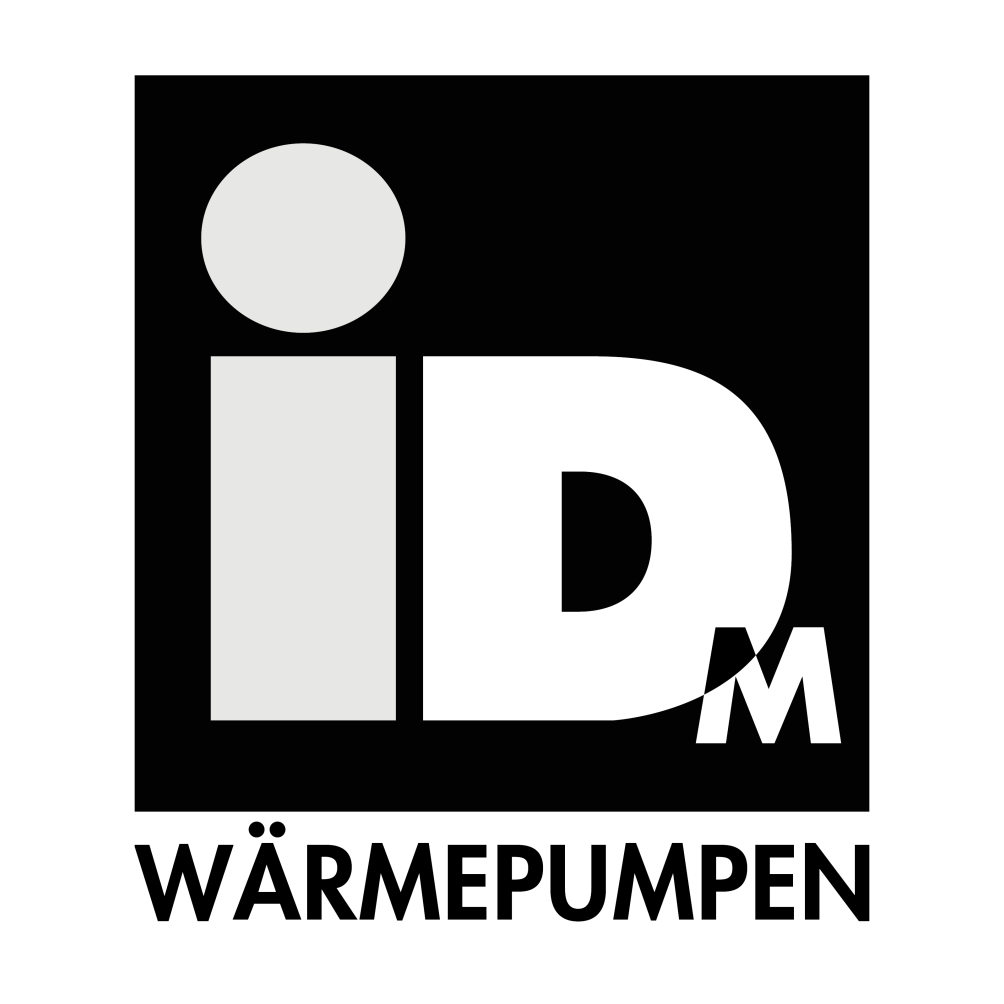 Logo für Wärmepumpen mit stilisierten Buchstaben