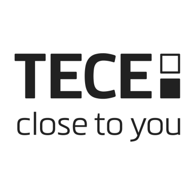 Markenlogo TECE! mit dem Slogan close to you